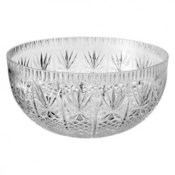 King Zak Premium Heavy Weight Plastic Crystal Punch BowlSize Options: 12qt Punch Bowl