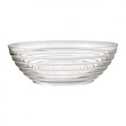 King Zak Disposable Dinnerware Bowls Premium Extra Heavy Weight Plastic Ringed Servingware