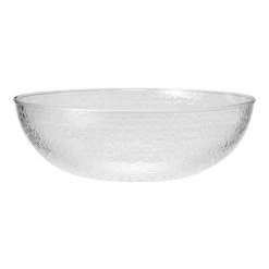 King Zak Premium Extra Heavy Weight Plastic Hammered Servingware Disposable Dinnerware Bowls