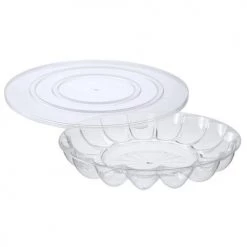 King Zak Premium Heavy Weight Plastic Deviled Egg Tray