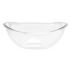 King Zak Premium Heavy Weight Plastic Contoured Serving BowlSize Options: 80oz Serving Bowl