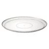 King Zak Disposable Dinnerware Servingware Premium Heavy Weight Plastic Ridged ServingwareSize Options: 12inch Tray And 16inch Tray