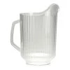 King Zak Premium Heavy Weight Plastic Ridged PitcherSize Options: 58oz Pitcher
