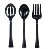 King Zak Premium Extra Heavy Weight Plastic Serving Utensil Sets Disposable Dinnerware Servingware