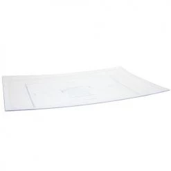 King Zak Premium Extra Heavy Weight Plastic Rectangle Servingware