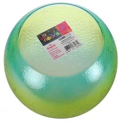 King Zak Plastic Solid Color Party Pebble ServingbowlSize Options: 140oz Blue/Green Serving Bowl, 60oz Blue/Green Serving Bowl, 30oz Blue/Green Serving Bowl, 140oz Pink/Orange Serving Bowl, 60oz Pink/Orange Serving Bowl, And 30oz Pink/Orange Serving Bowl Disposable Dinnerware Bowls