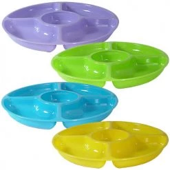 King Zak Everyday Disposable Servingware Plastic Serving TraySize Options: 12inch Serving Tray