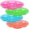 King Zak Everyday Tableware Plastic Neon 7-Comp 14inch Platter 1 King Zak Everyday Tableware Plastic Neon 7-Comp 14inch Platter