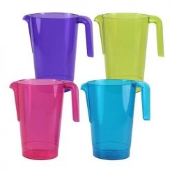 King Zak Premium Heavy Weight Plastic Tinted PitcherSize Options: 50oz Pitcher
