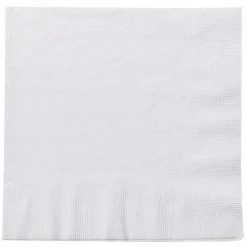 King Zak Everyday Tableware Paper Solid Color PartySize Options: Bistro Napkin, Lunch Napkin, And Guest Towel