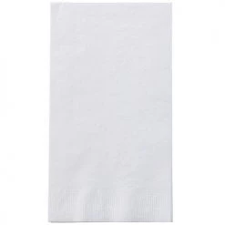 King Zak Everyday Tableware Paper Solid Color PartySize Options: Bistro Napkin, Lunch Napkin, And Guest Towel