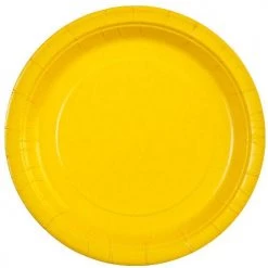 King Zak Paper Solid Color Party TablewareSize Options: 9inch Plate, 7inch Plate, And 9oz Cup