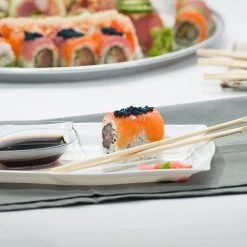 King Zak Premium Extra Heavy Weight Plastic Fluted Servingware