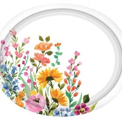 King Zak Tabletop Premium Paper Perennial TablewareSize Options: 12inch Plate, 10inch Plate, 8.5inch Plate, 6.75inch Plate, 20oz Plate, Lunch Napkin, And 12oz Cup