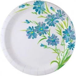 King Zak Premium Paper Floral TablewareSize Options: 12inch Plate, 10inch Plate, 8.75inch Plate, 7inch Plate, 20oz Bowl, 12oz Bowl, 12oz Cup., And Lunch Napkin Tabletop