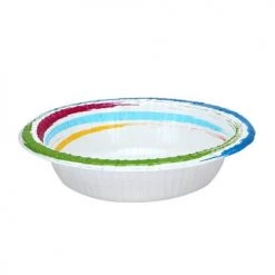 King Zak Tabletop Brushstrokes Tableware<br />Size Options: Size Options: 12inch Plate, 10inch Plate, 8.75inch Plate, 7inch Plate, 20oz Bowl, 12oz Bowl, 12oz Cup., And Lunch Napkin 17 King Zak Tabletop Brushstrokes TablewareSize Options: Size Options: 12inch Plate, 10inch Plate, 8.75inch Plate, 7inch Plate, 20oz Bowl, 12oz Bowl, 12oz Cup., And Lunch Napkin