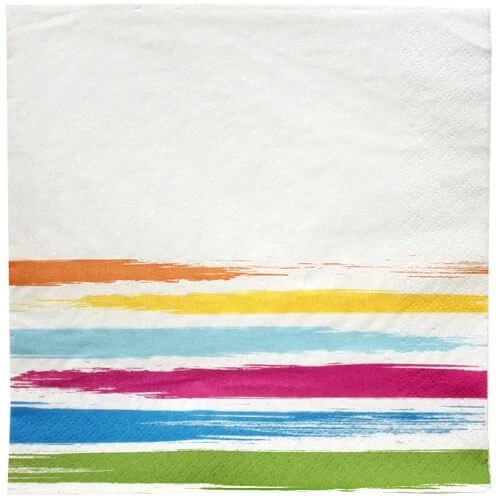 King Zak Tabletop Brushstrokes Tableware<br />Size Options: Size Options: 12inch Plate, 10inch Plate, 8.75inch Plate, 7inch Plate, 20oz Bowl, 12oz Bowl, 12oz Cup., And Lunch Napkin 11 King Zak Tabletop Brushstrokes TablewareSize Options: Size Options: 12inch Plate, 10inch Plate, 8.75inch Plate, 7inch Plate, 20oz Bowl, 12oz Bowl, 12oz Cup., And Lunch Napkin