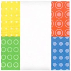 King Zak Premium Paper Dazzling Dots TablewareSize Options: Size Options: 10inch Plate, 8.75inch Plate, 7inch Plate, 20oz Bowl, 12oz Bowl, 12oz Cup., And Lunch Napkin