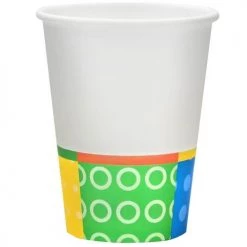 King Zak Premium Paper Dazzling Dots TablewareSize Options: Size Options: 10inch Plate, 8.75inch Plate, 7inch Plate, 20oz Bowl, 12oz Bowl, 12oz Cup., And Lunch Napkin