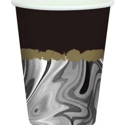 King Zak Premium Paper Signature TablewareSize Options: 12inch Plate, 10inch Plate, 8.5inch Plate, 6.75inch Plate, 20oz Plate, Lunch Napkin, And 12oz Cup Tabletop