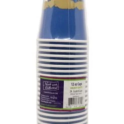 King Zak Premium Paper Signature TablewareSize Options: 12inch Plate, 10inch Plate, 8.5inch Plate, 6.75inch Plate, 20oz Plate, Lunch Napkin, And 12oz Cup Tabletop