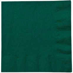 King Zak Everyday Tableware Paper Solid Color PartySize Options: Bistro Napkin, Lunch Napkin, And Guest Towel