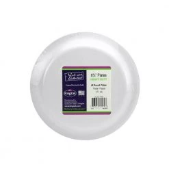 King Zak Everyday Disposable Plates Premium Paper Bulbs & Trees TablewareSize Options: 10inch Plate, 8.5inch Plate, 6.75inch Plate, And Lunch Napkin