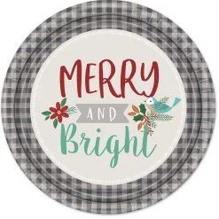 King Zak Nicole Home Collection Premium Paper Warm Thoughts TablewareSize Options: 10inch Plate, 8.5inch Plate, 6.75inch Plate, And Lunch Napkin