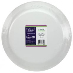 King Zak Premium Paper Rustic Christmas TablewareSize Options: 10inch Plate, 8.5inch Plate, 6.75inch Plate, And Lunch Napkin Everyday Disposable Plates