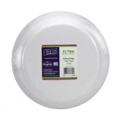 King Zak Premium Paper Rustic Christmas TablewareSize Options: 10inch Plate, 8.5inch Plate, 6.75inch Plate, And Lunch Napkin Everyday Disposable Plates