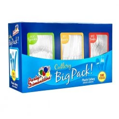 King Zak Plastic Clear Combo Cutlery Everyday Tableware