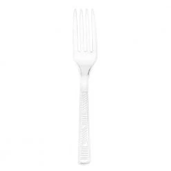 King Zak Plastic Clear Combo Cutlery Everyday Tableware