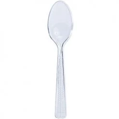 King Zak Everyday Tableware Plastic CutlerySize Options: Fork, Teaspoon, Knife, And Soupspoon