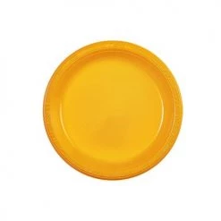 King Zak Plastic Solid Color Party TablewareSize Options: 10.25inch Plate, 9inch Plate, 7inch Plate, 15oz Bowl, 18oz Cup, 12oz Cup, 9oz Cup, 10.25inch Compartment Plate