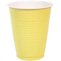 King Zak Plastic Solid Color Party TablewareSize Options: 10.25inch Plate, 9inch Plate, 7inch Plate, 15oz Bowl, 18oz Cup, 12oz Cup, 9oz Cup, 10.25inch Compartment Plate