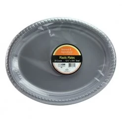 King Zak Premium Heavy Weight Plastic Oval ServingwareSize Options: 12.25