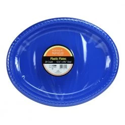 King Zak Premium Heavy Weight Plastic Oval ServingwareSize Options: 12.25