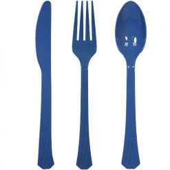 King Zak Premium Heavy Weight Plastic Combo Cutlery Disposable Dinnerware Cutlery