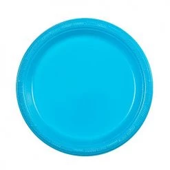 King Zak Plastic Solid Color Party TablewareSize Options: 10.25inch Plate, 9inch Plate, 7inch Plate, 15oz Bowl, 18oz Cup, 12oz Cup, 9oz Cup, 10.25inch Compartment Plate