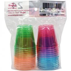 King Zak Plastic Neon TumblerSize Options: 1oz Tumbler And 2oz Tumbler