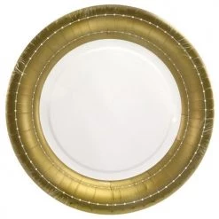 King Zak Premium Extra Heavy Weight Paper Beaded Dinnerware & TablewareSize Options: 10.25inch Plate, 7inch Plate, 9oz Cup, Lunch Napkin And Beverage Napkin Tabletop