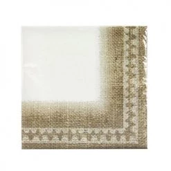 King Zak Tabletop Premium Extra Heavy Weight Paper Burlap Dinnerware & TablewareSize Options: 10.25inch Plate, 7inch Plate, 9oz Cup, Lunch Napkin And Beverage Napkin