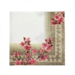 King Zak Tabletop Premium Extra Heavy Weight Paper Burlap Dinnerware & TablewareSize Options: 10.25inch Plate, 7inch Plate, 9oz Cup, Lunch Napkin And Beverage Napkin