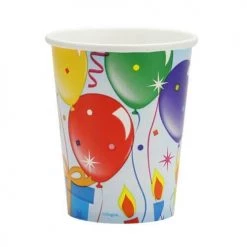 King Zak Party Dimensions Premium Heavy Weight Paper Birthday Balloons TablewareSize Options: 9inch Plate, 7inch Plate, Lunch Napkin, 9oz Cup And 54inchx96inch Tablecover