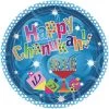 King Zak Premium Heavy Weight Paper Happy Chanukah TablewareSize Options: 10.25inch Plate, 7inch Plate, Lunch Napkin, Beverage Napkin And 54inchx96inch Tablecover Everyday Tableware
