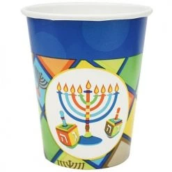 King Zak Premium Heavy Weight Paper Illuminations TablewareSize Options: 10inch Plate, 7inch Plate, Lunch Napkin, Beverage Napkin, 9oz Cup And 54inchx96inch Tablecover