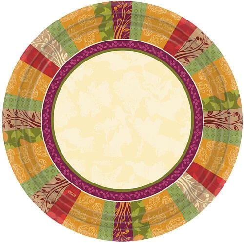 King Zak Premium Heavy Weight Paper Fall Expression Tableware<br />Size Options: 10inch Plate, 7inch Plate, Lunch Napkin, Beverage Napkin, 9oz Cup And 54inchx96inch Tablecover 3 King Zak Premium Heavy Weight Paper Fall Expression TablewareSize Options: 10inch Plate, 7inch Plate, Lunch Napkin, Beverage Napkin, 9oz Cup And 54inchx96inch Tablecover