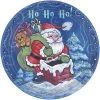 King Zak Everyday Tableware Premium Heavy Weight Paper Christmas Santa TablewareSize Options: 10.25inch Plate, 7inch Plate, Lunch Napkin, Beverage Napkin, 9oz Cup And 54inchx96inch Tablecover