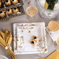 King Zak Premium Heavy Weight Paper Bella Vite Dinnerware