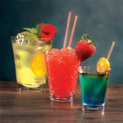 King Zak Premium Extra Heavy Weight Plastic 10oz Highball Tumbler Disposable Dinnerware Cups